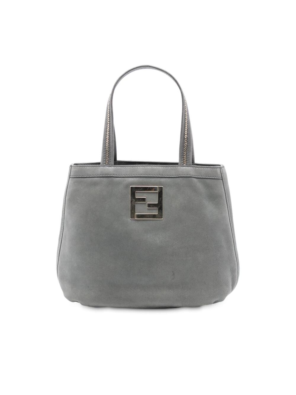 Fendi Nubuck Ff Chains Tote Pre-Loved #339129F50B
